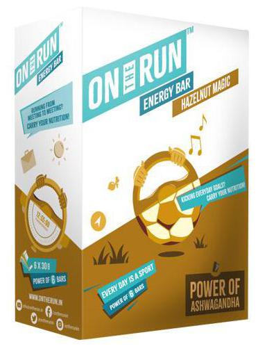 

On The Run Energy Bar - Hazelnut Magic 6 pcs Carton