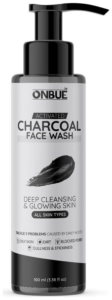 

Onbue Activated Charcoal Facewash Deep Cleansing For Men Women Face Wash 100 ml (Pack Of 1)