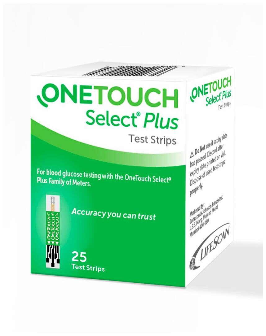

Select Plus Test Strips 25s Pack