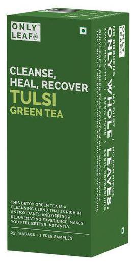 

Onlyleaf 100 Natural Detox Anti-Stress Tea Tulsi Green Tea (25 2 Tea Bags) 54 g