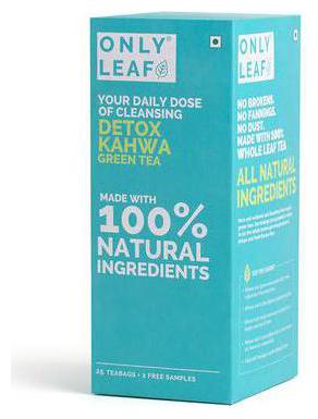 

Onlyleaf Detox Kahwa Green Tea 2 Free Organic Honey Sachets 54 g