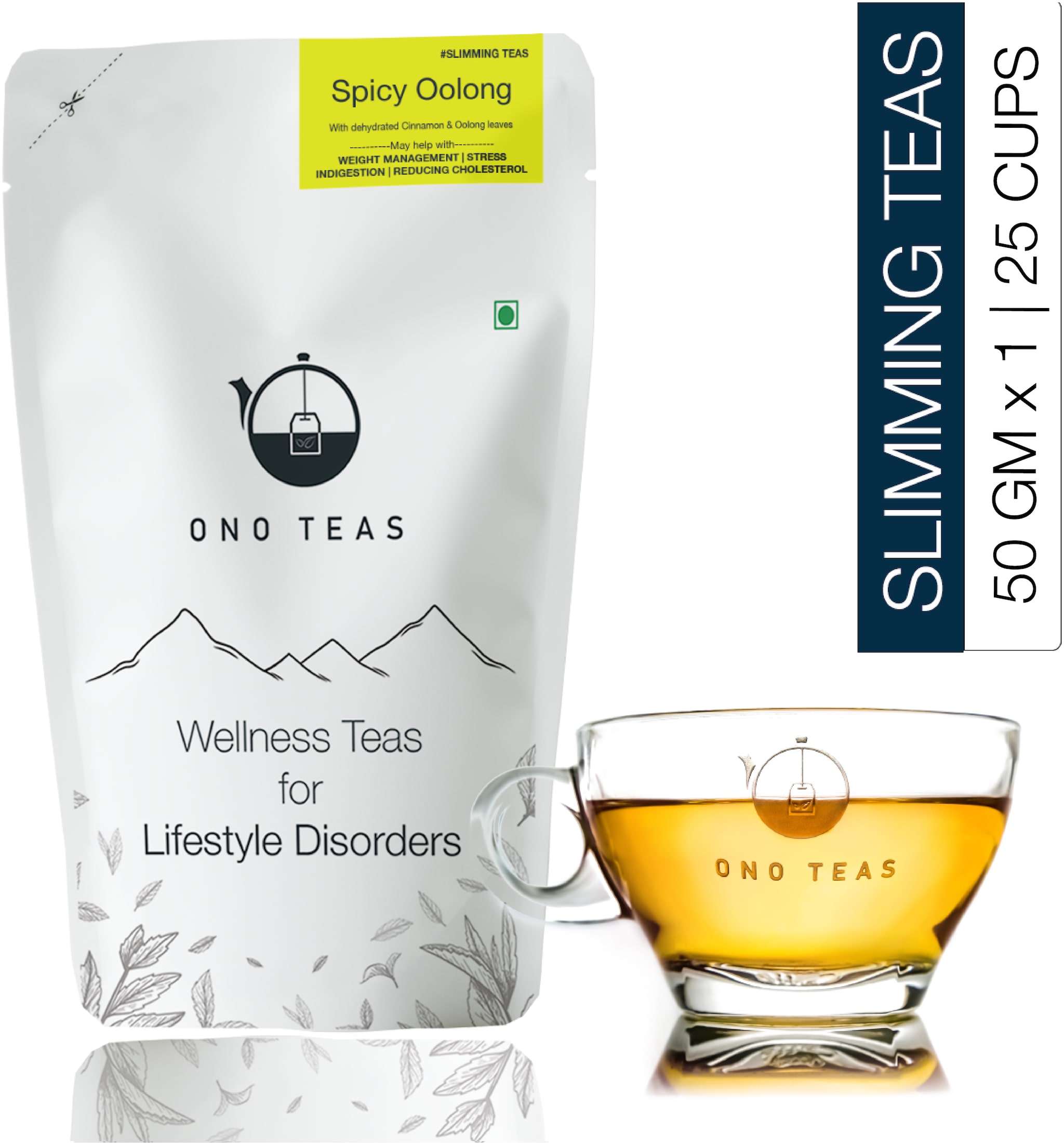 

Ono Teas Spicy Oolong Tea - Pack of 1 50g