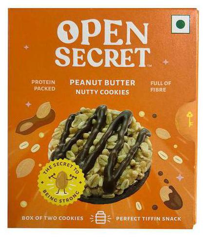

Open Secret Peanut Butter Nutty Cookies 25 g