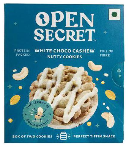 

Open Secret White Choco Cashew Nutty Cookies 25 g