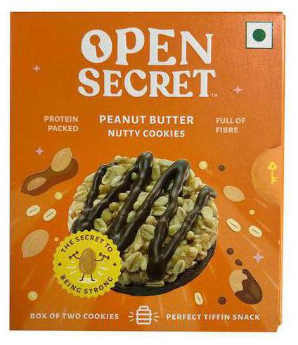 

Open Secret Peanut Butter Nutty Cookies 25 g