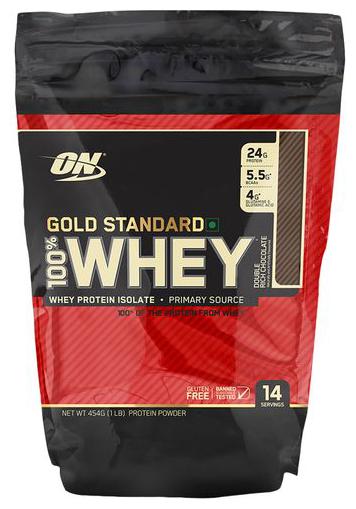 

Optimum Nutrition Whey Protein Powder - 100 Double Rich Chocolate Gold Standard 1 lb