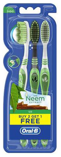 

Oral-B Toothbrush With Neem Extract Soft Toothbrush (Buy 2 Get 1 Free)