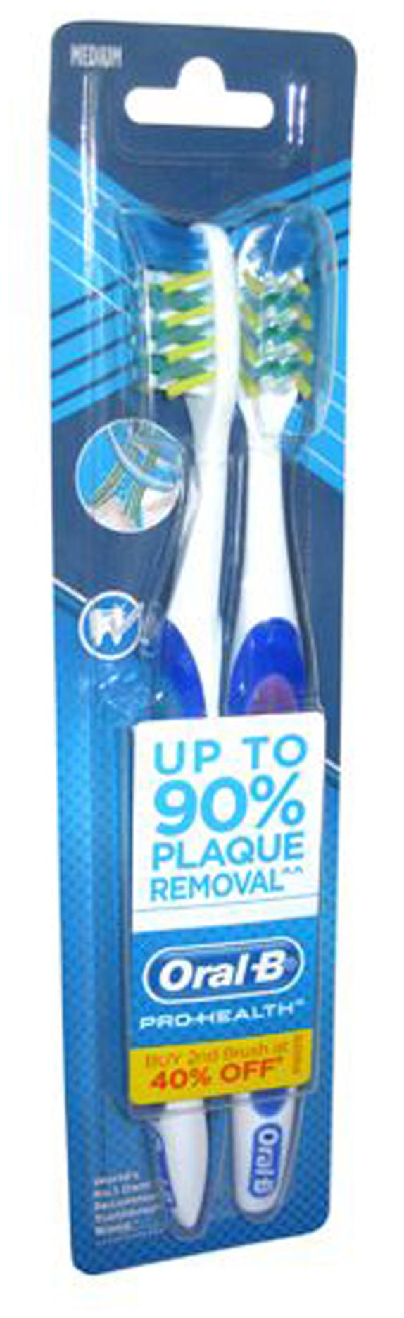 

Oral-B Tooth Brush Pro Health Medium 2 pcs