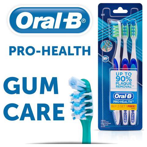 

Oral-B Tooth Brush Pro Health - Gum Care (Soft) Buy 2 Get 1 Free