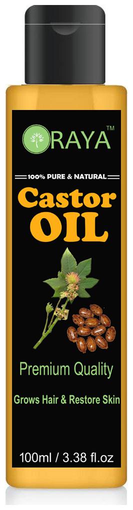 

ORAYA 100 Pure Organic Cold Pressed Castor Oil for Hair Skin 100 ml