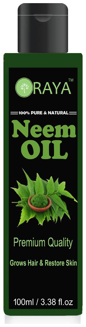 

ORAYA 100 Pure Organic Cold Pressed Neem Oil for Hair Skin 100 ml