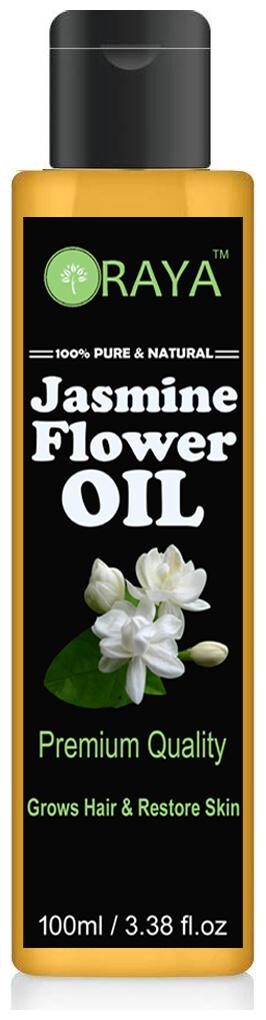 

ORAYA 100 Pure Organic Cold Pressed Jasmine Oil for Hair Skin 100 ml