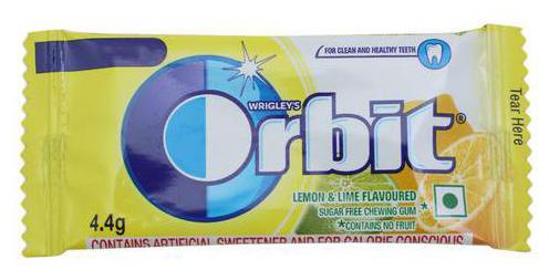 

Orbit Sugar Free Chewing Gum - Lemon Flavoured 4 4 g