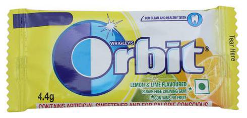 

Orbit Sugar Free Chewing Gum - Lemon Flavoured 4 4 g