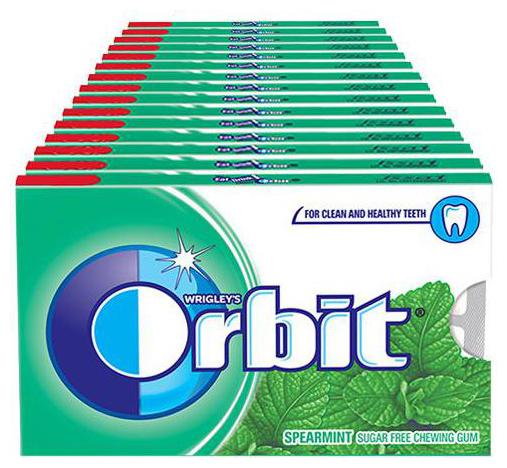 

Orbit Wrigleys Chewing Gum - Spearmint 15 pcs