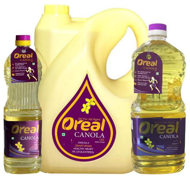 

Oreal Canola Oil 5 L 2 L 1 L