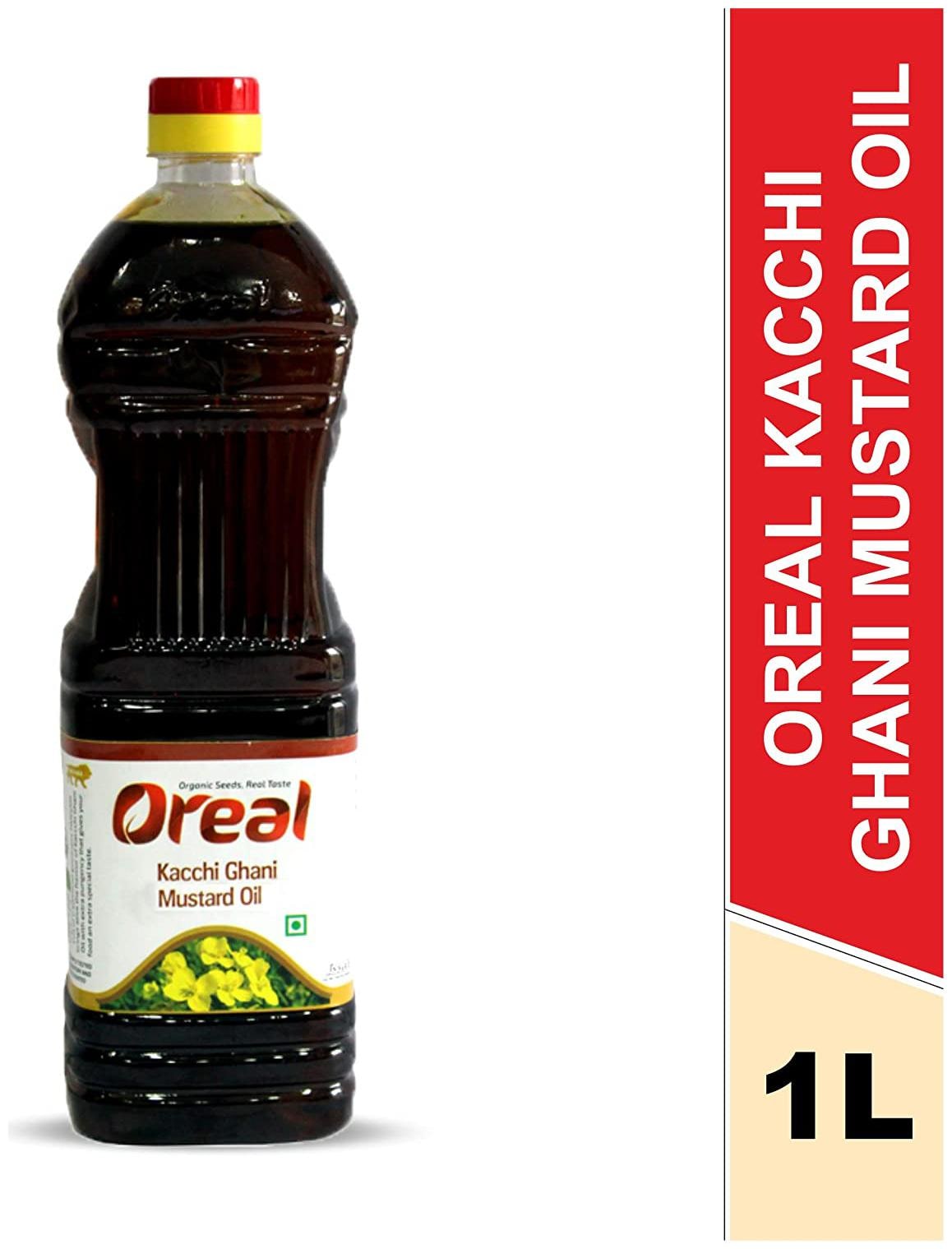 

Oreal Kacchi Ghani Mustard Oil 100 Pure (Oil for All Ages) 1L