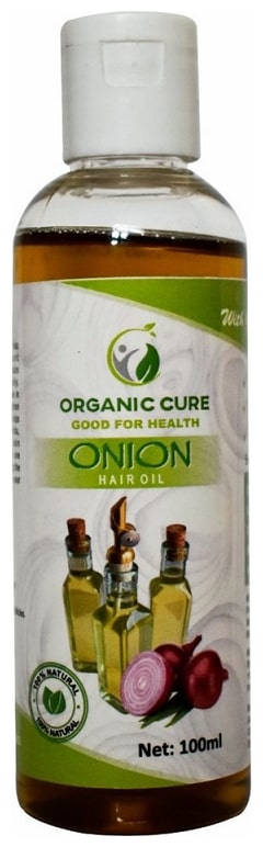 

Organic Cure Onion Hair Oil Herbal Hair Regrowth Oil 100ml