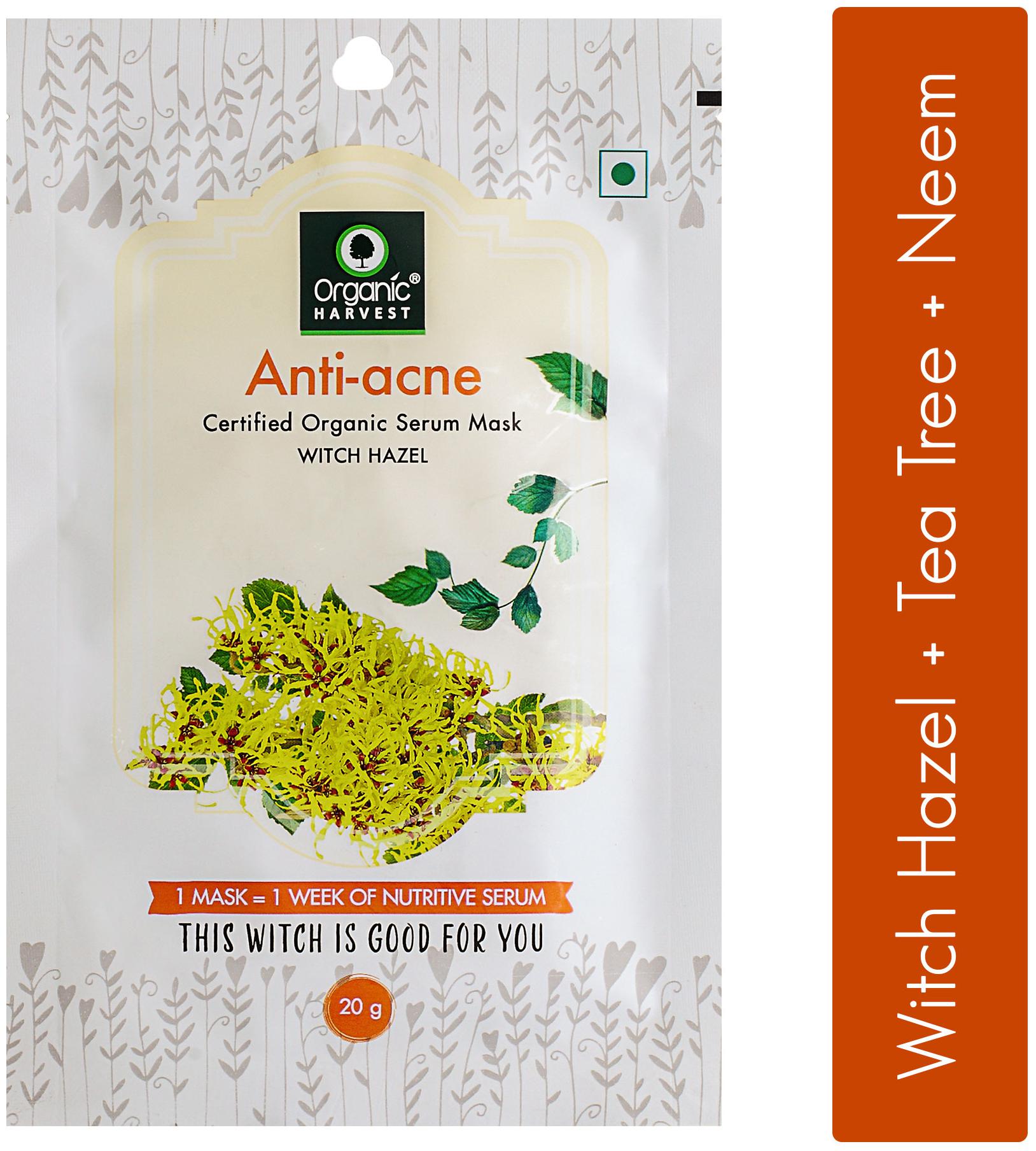 

Organic Harvest Anti-Acne Face Sheet Mask 20g
