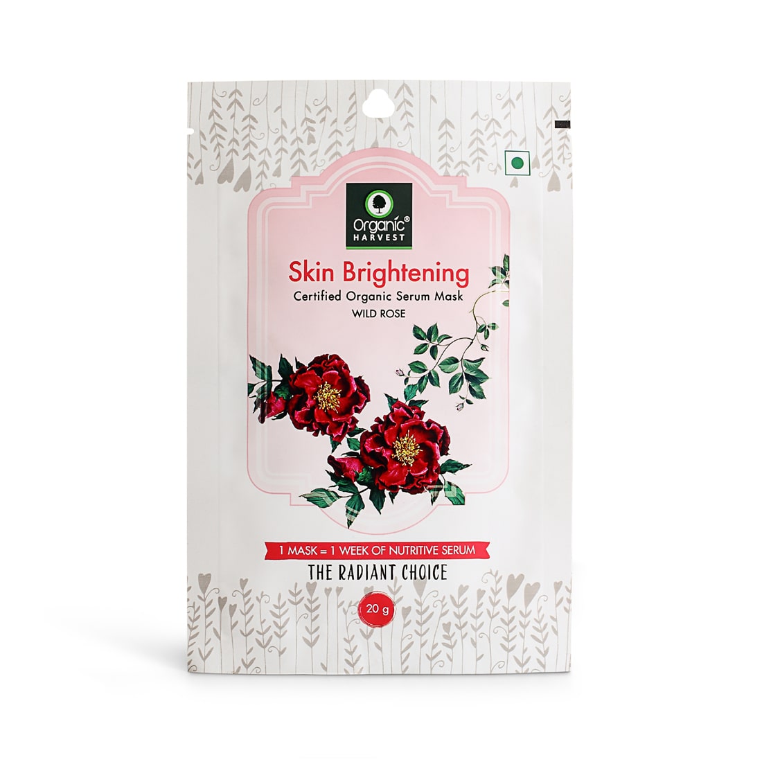

Organic Harvest Skin Brightening Face Sheet Mask 20g (Pack of 10)