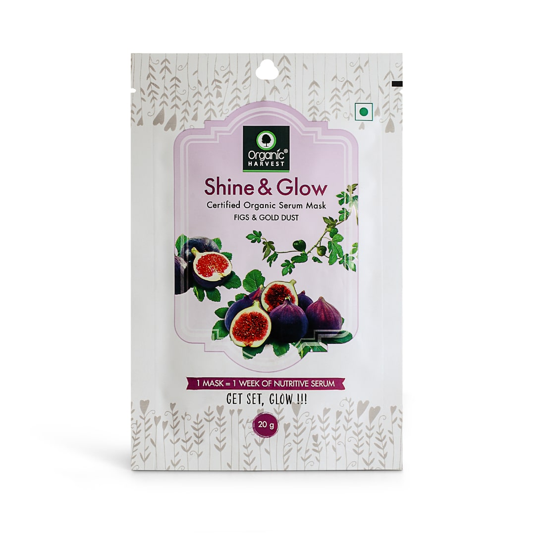 

Organic Harvest Shine Glow Face Sheet Mask 20g (Pack of 10)