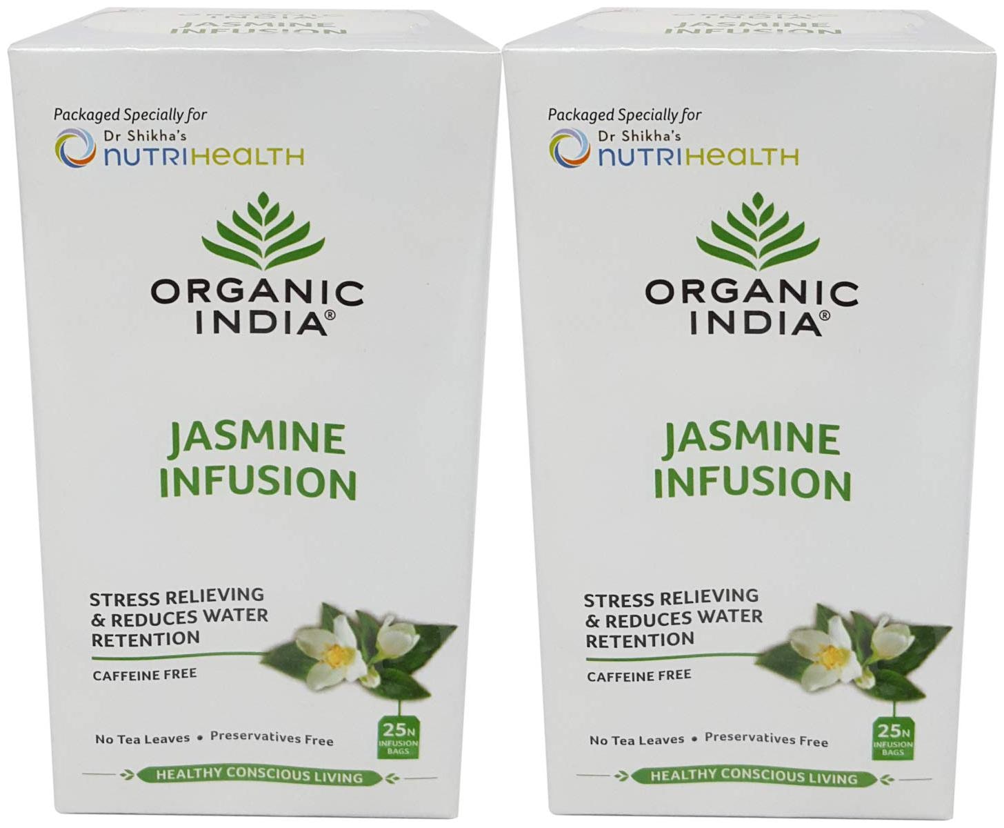 

Organic India Jasmine Infusion 25 Teabags (Pack of 2)