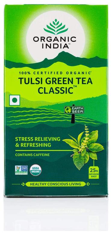 

Organic India Tulsi Green Tea Classic Tea Bag 25pcs
