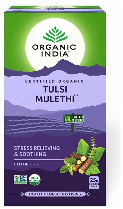 

Organic India Tulsi Mulethi Tea 25 Tea Bags