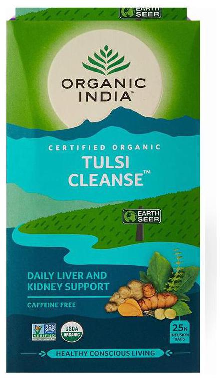 

Organic India Tulsi Cleanse Tea 25 Tea Bags