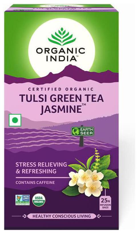 

Organic India Tulsi Green Tea Jasmine 25 Tea Bags