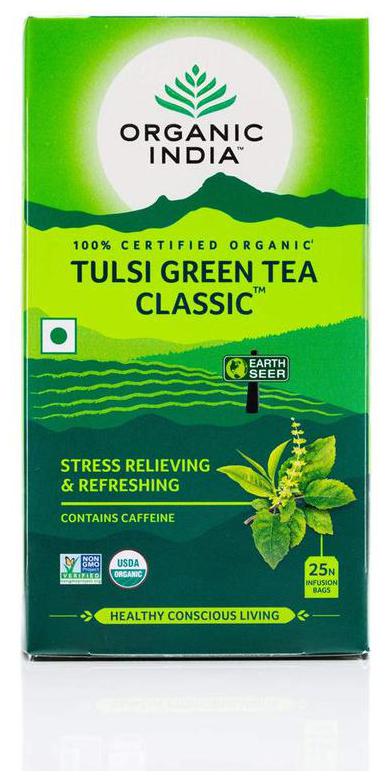 

Organic India Tulsi Green Tea Classic Tea Bag 25pcs