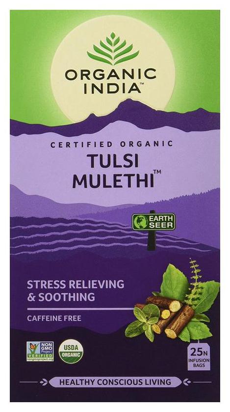 

Organic India Tulsi Mulethi 25Pcs