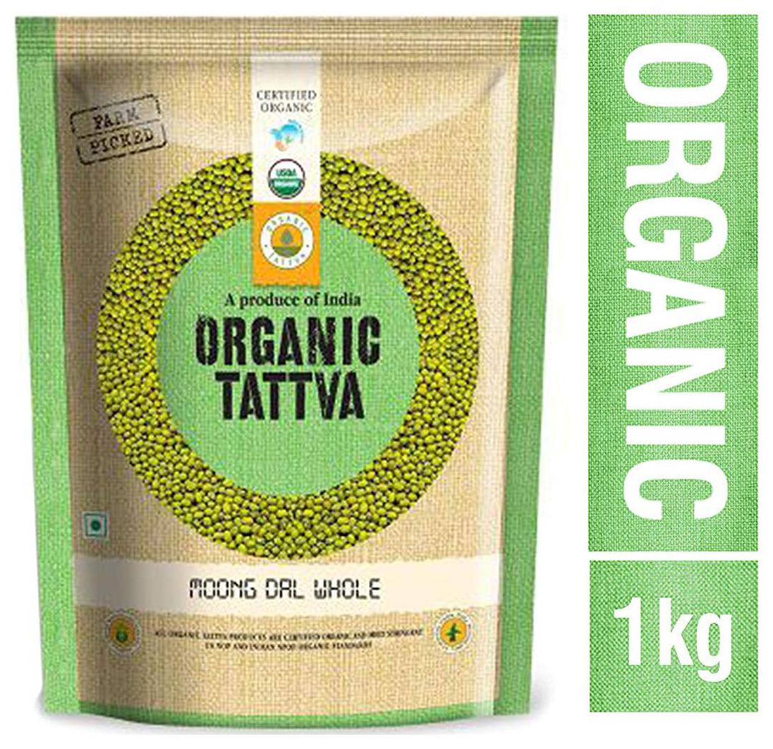 

Organic Tattva Moong Dal Whole 1 kg