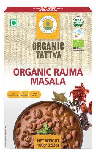 

Organic Tattva Organic - Rajma Masala 100 g