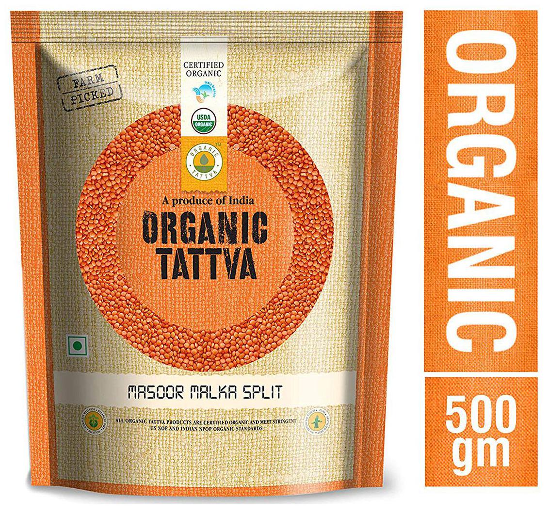 

Organic Tattva Organic Masoor - Malka 500 g