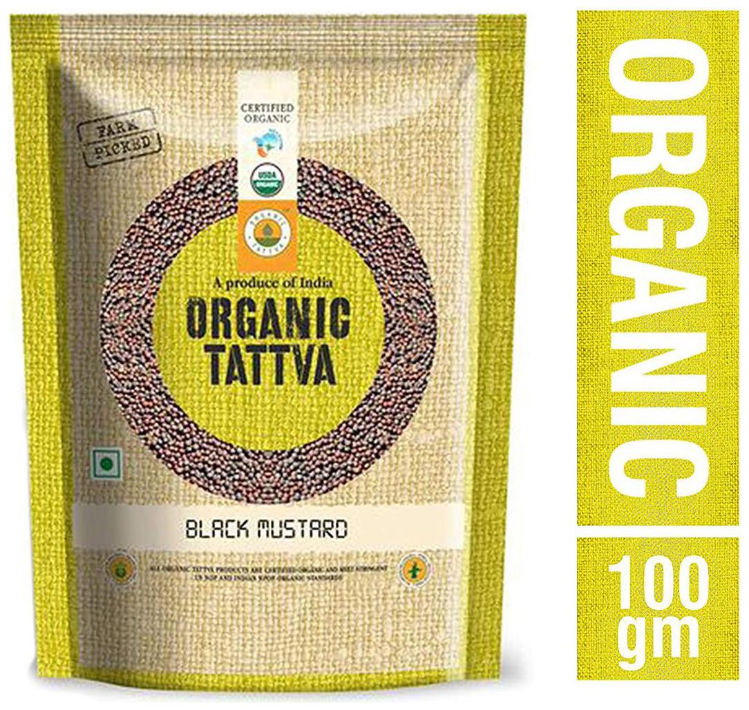 

Organic Tattva Organic Seeds - Black Mustard 100 g