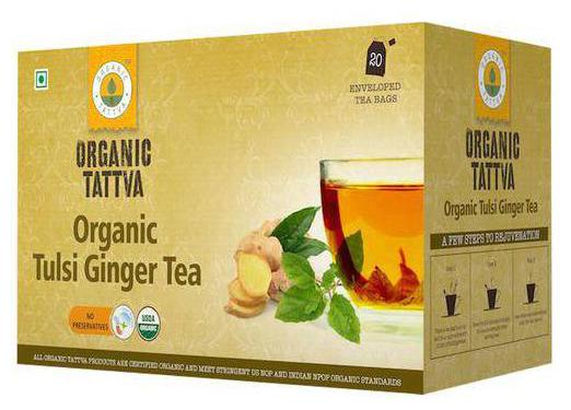 

Organic Tattva Tulsi Ginger Tea 40 g