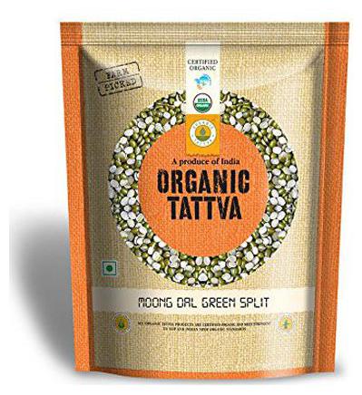

Organic Tattva Organic Moong Dal - Green Split 500 g
