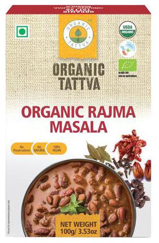 

Organic Tattva Organic - Rajma Masala 100 g