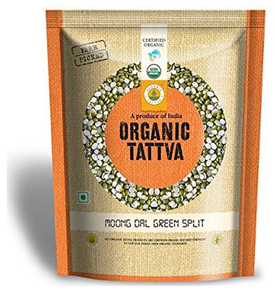 

Organic Tattva Organic Moong Dal - Green Split 500 g