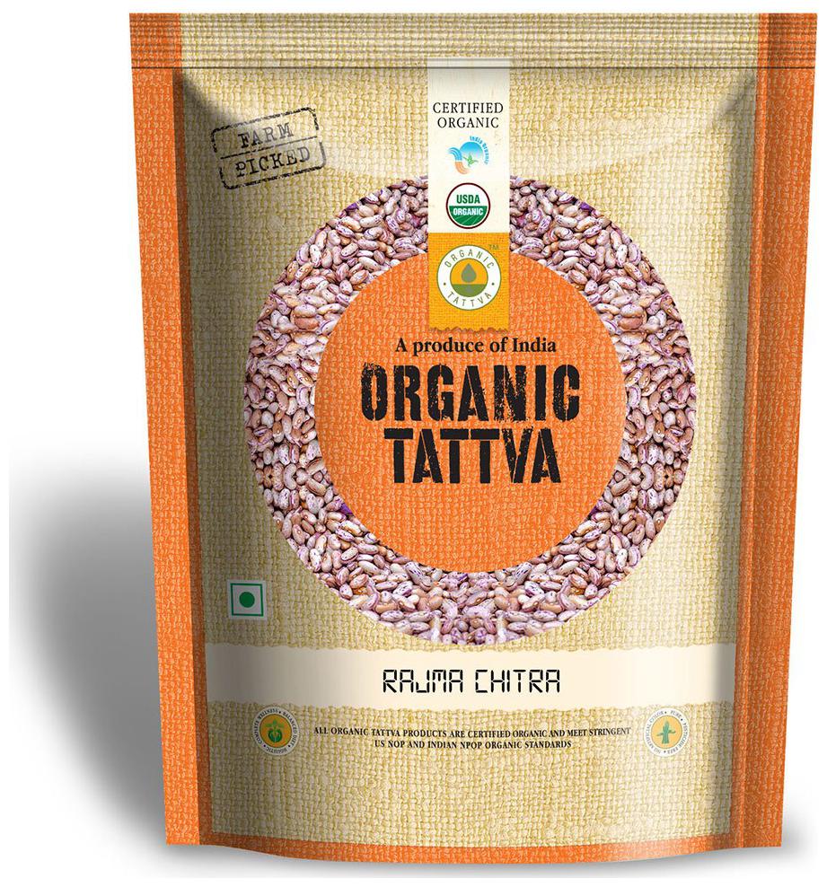 

Organic Tattva Organic Rajma - Chitra 500 g