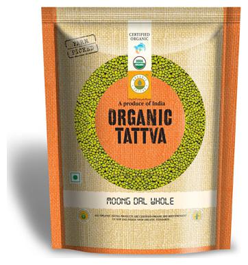 

Organic Tattva Organic Moong - Sabut(Whole) 500 g