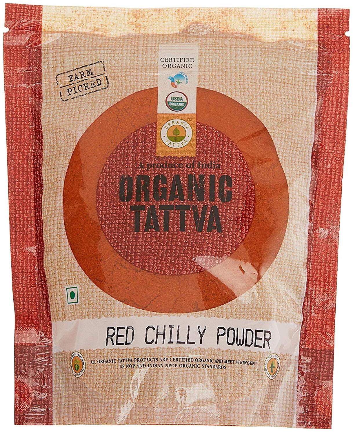 

Organic Tattva Organic Powder - Red Chilly 100 g