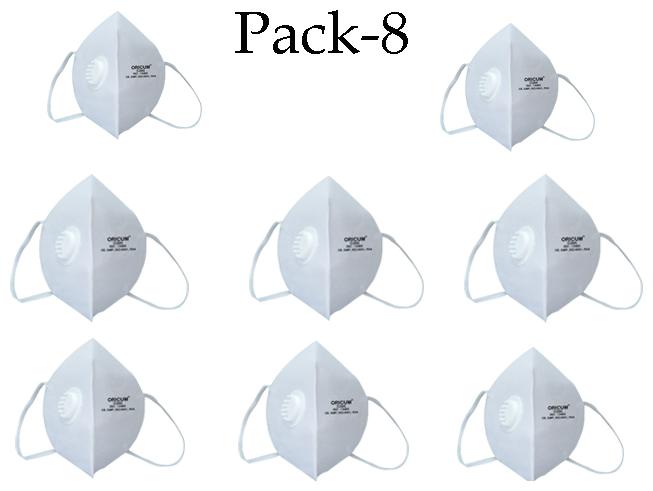

Oricum Dust Control Face Mask with Earloops (Pack of 8 )
