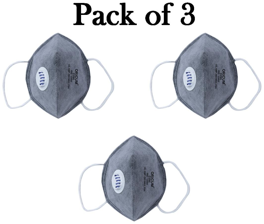

Oricum Dust Control Face Mask with Earloops (Pack of 3 )