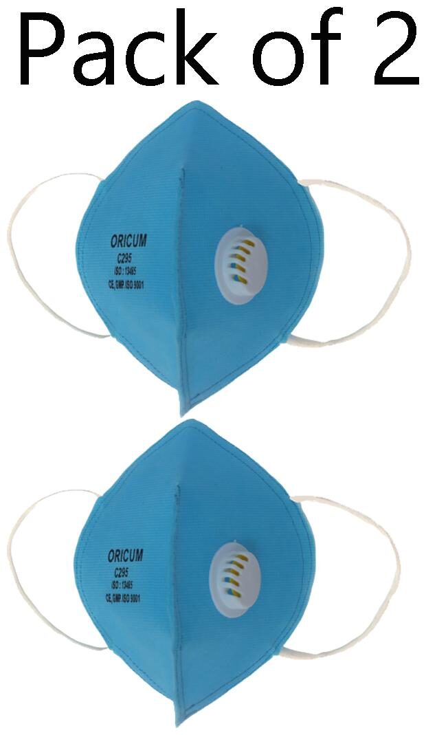 

Oricum Dust Control Face Mask with Earloops (Pack of 2 )