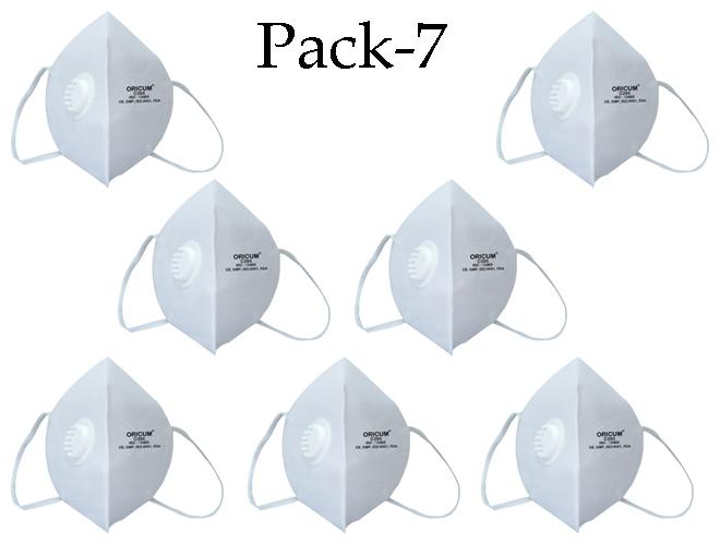 

Oricum Dust Control Face Mask with Earloops (Pack of 7 )