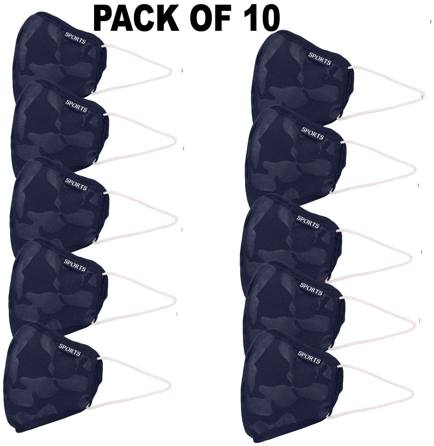 

Oricum Face Mask With Earloop Cotton Blue (Pack of 10)
