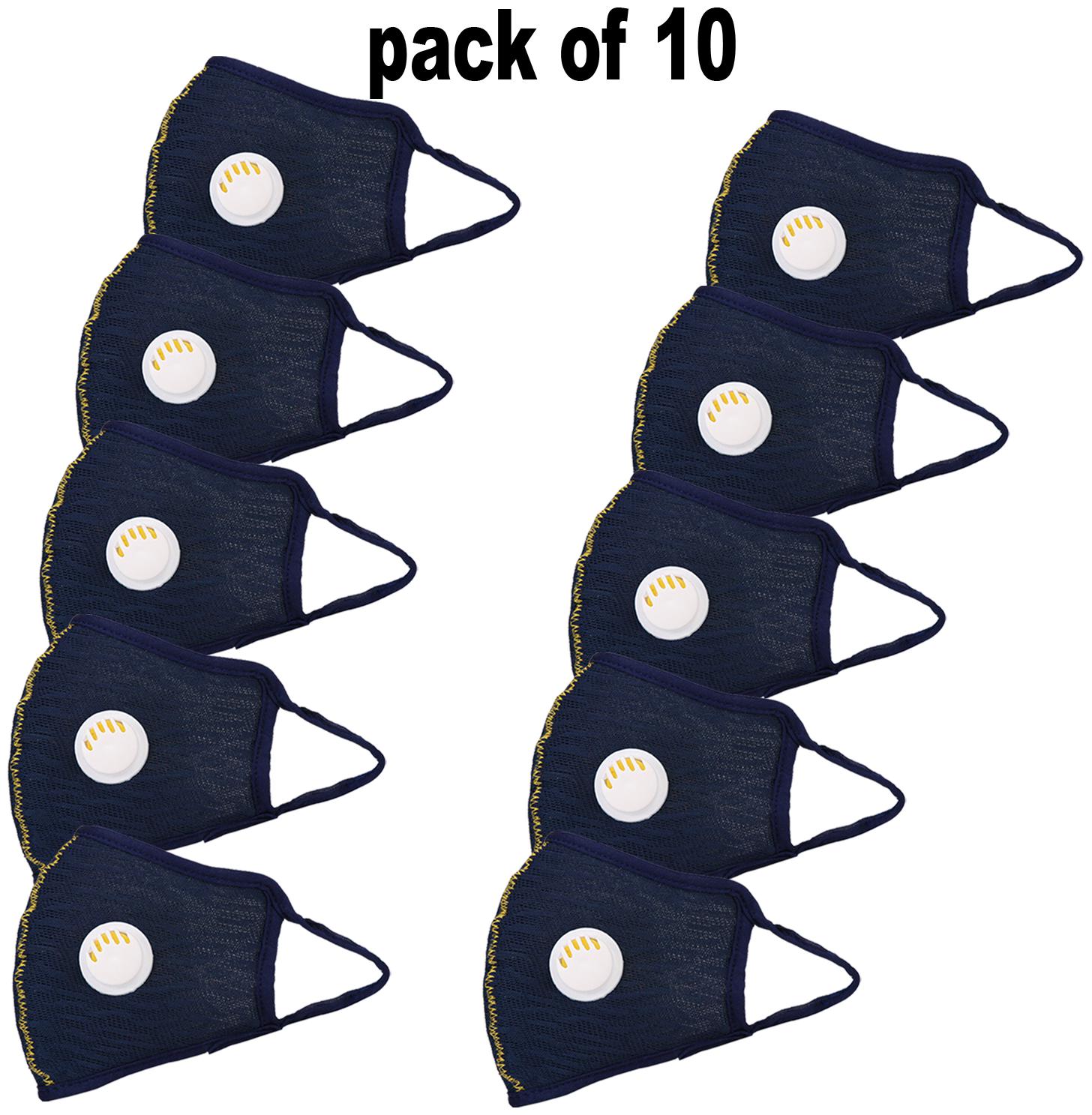

Oricum Face Mask With Earloop Cotton Blue (Pack of 10)