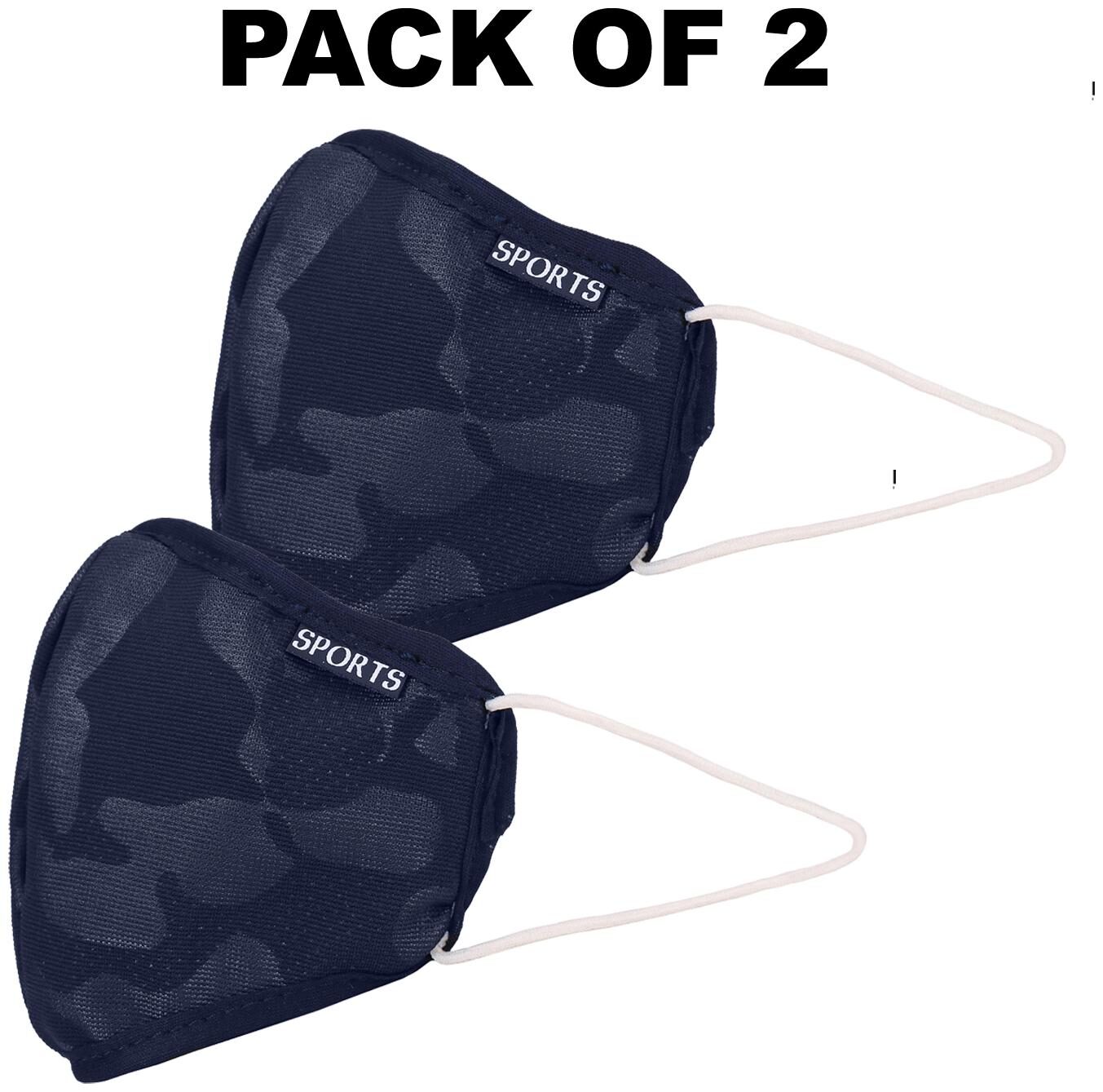 

Oricum Face Mask With Earloop Cotton Blue (Pack of 2)